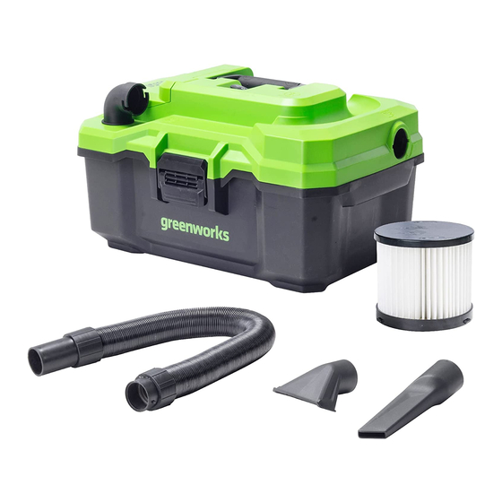 GreenWorks WDV24B00 Operator's Manual