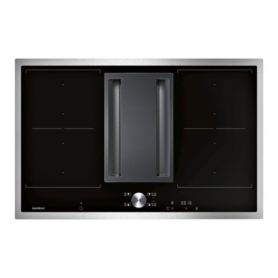 Gaggenau CV282110 Instruction Manual