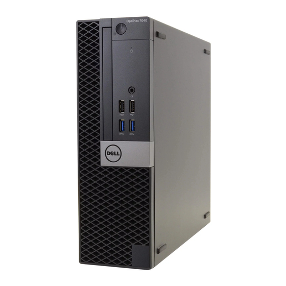 Dell OptiPlex 7040 Quick Start Manual
