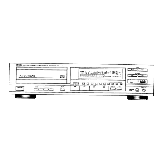 Yamaha CDX-710/U/CD-33 Service Manual