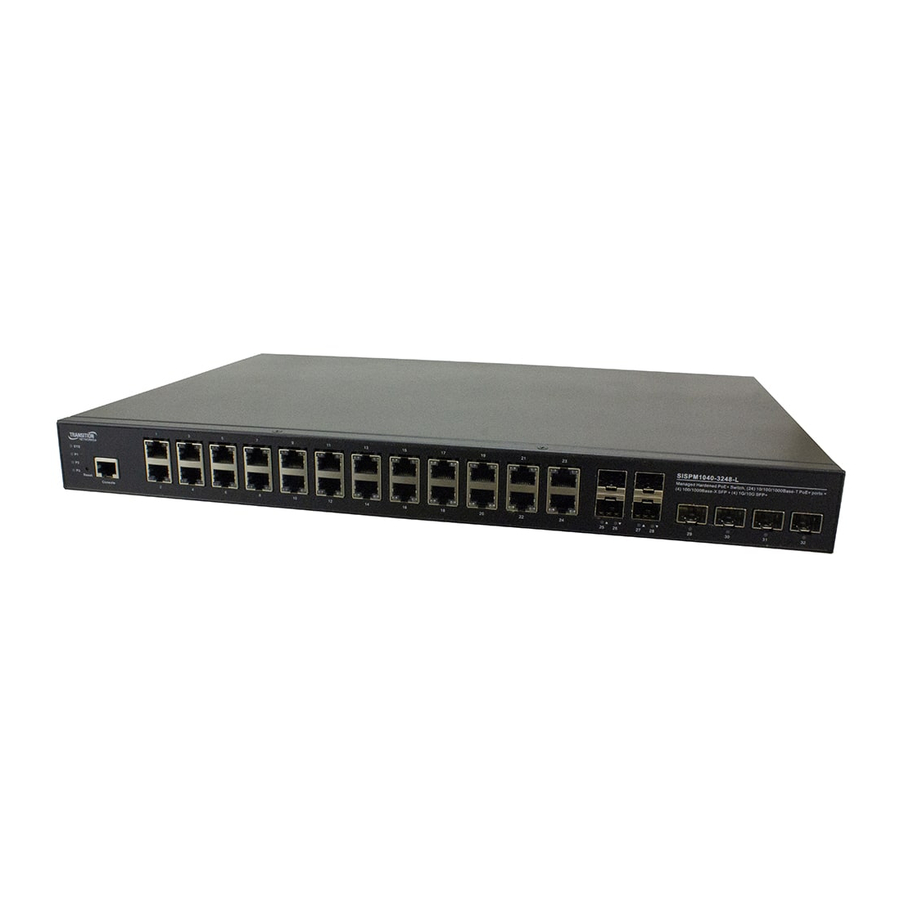 Transition Networks SISPM1040-3-L Series Install Manual