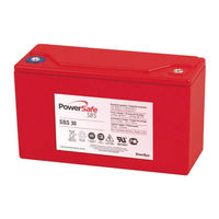 EnerSys PowerSafe SBS 8 Instruction Sheet