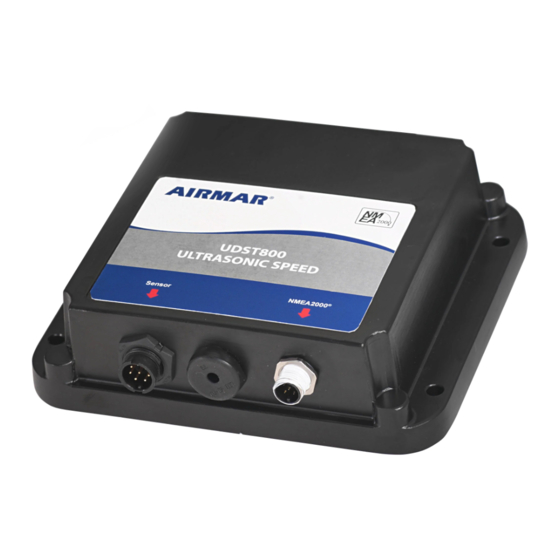 Airmar Technology Corporation UDST800 Owner's Manual & Installation Instructions