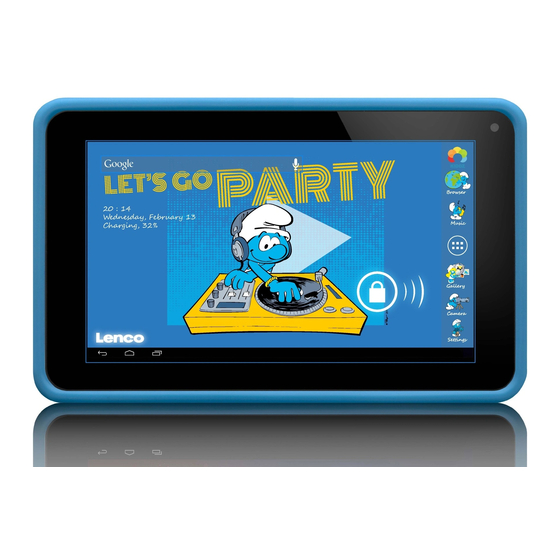 LENCO Smurftab-74 User Manual