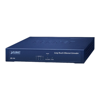 Planet LRE-104 User Manual
