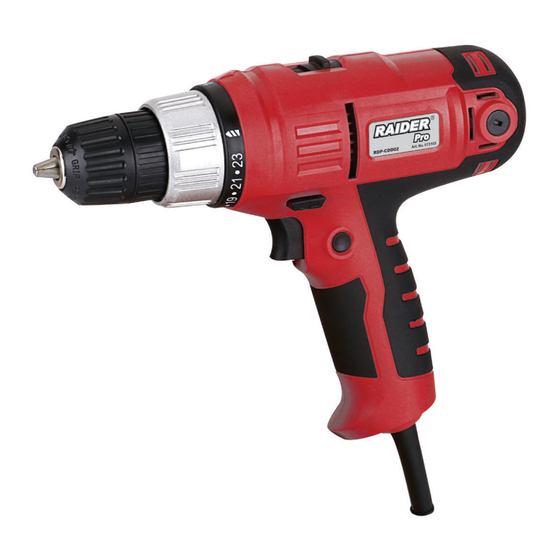 Raider PRO RDP-CDD02 User Manual