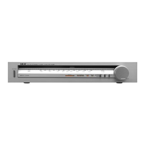 Akai AT-K02 Service Manual