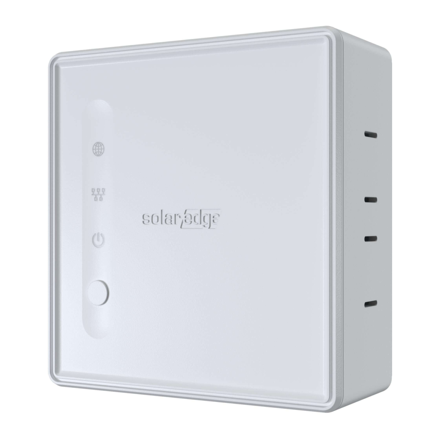 SolarEdge ONE Manual