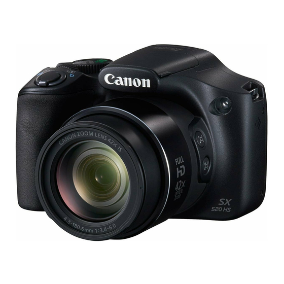 Canon Powershot SX520 HS Manuals