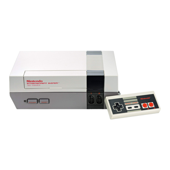 Nintendo Control Deck NES Manuals