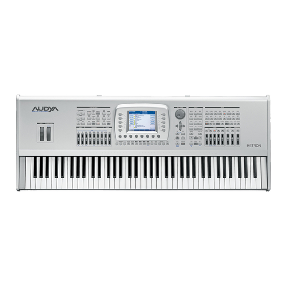 KETRON Audya User Manual