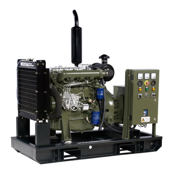 WEICHAI WPG13.5 Operation Manual