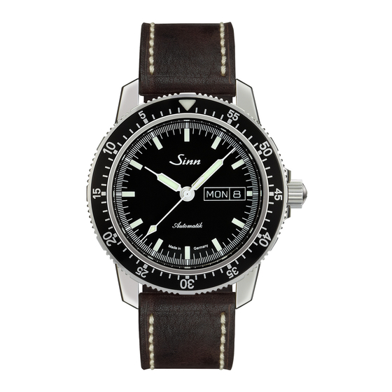 Sinn 104 St Sa A Pilot Watch Manuals