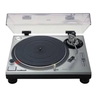 Panasonic SL-1200MK2 Service Manual