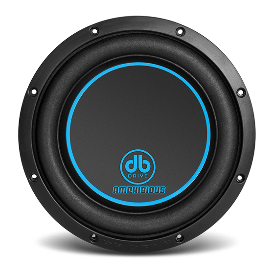 DB Drive AMFIBIOUS APW10D4 User Manual