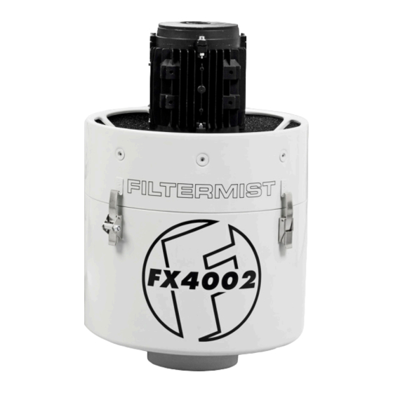 FILTERMIST FX Series Installation And Maintenance Manual