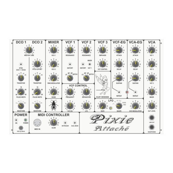 Elby Designs Pixie Attache EDP WASP Manuals