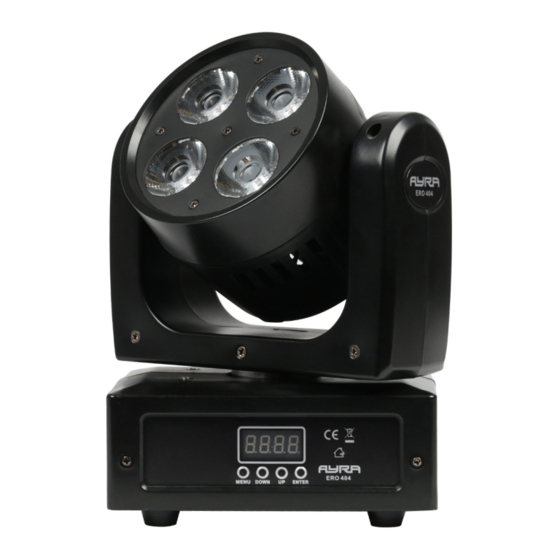 AYRA ERO 404 USER MANUAL Pdf Download ManualsLib