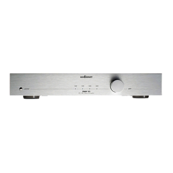 Audionet PAM V2 User Manual