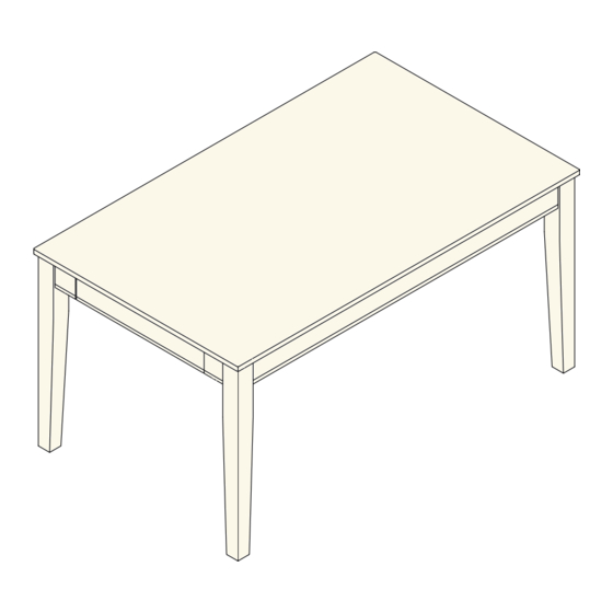 Furniture of America Astilbe CM3739T Assembly Instructions Manual