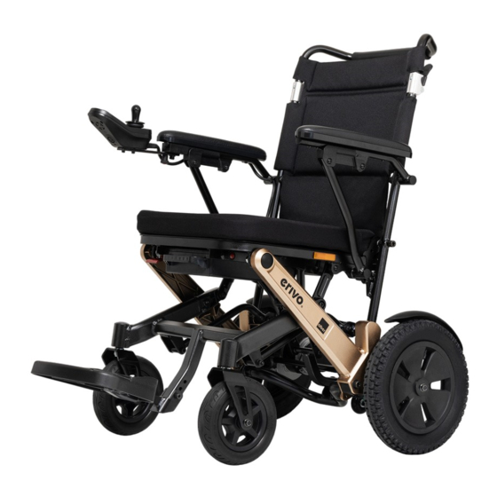 Alber erivo R10 Folding Powerchair Manuals