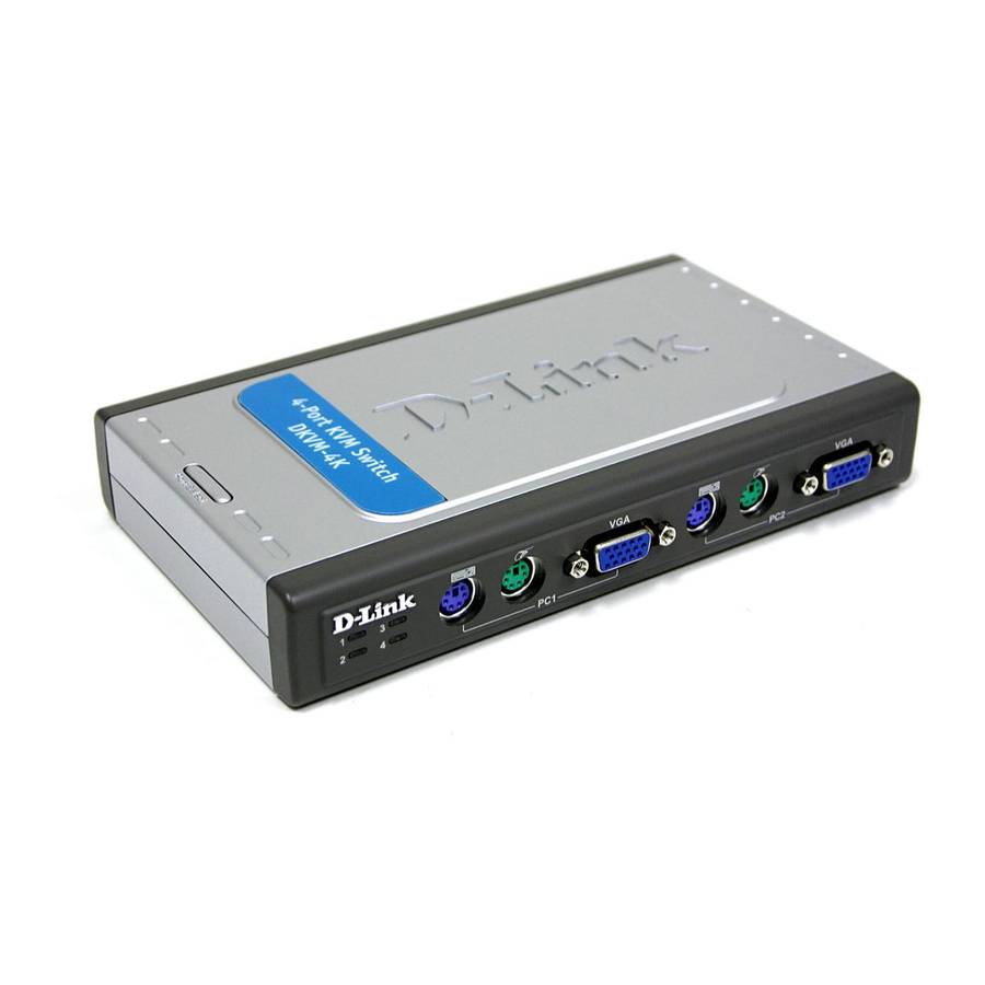 D-Link DKVM-4K Quick Installation Manual