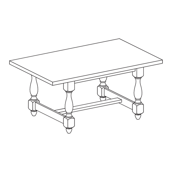 Pier 1 Imports Heart land 60” dining table top Assembly Manual