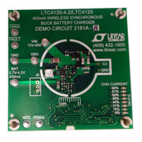 Linear Technology LTC4120EUD-4.2 Demo Manual