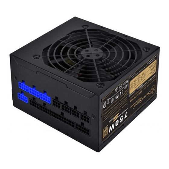 SilverStone STRIDER GOLD S Series Quick Start Manual