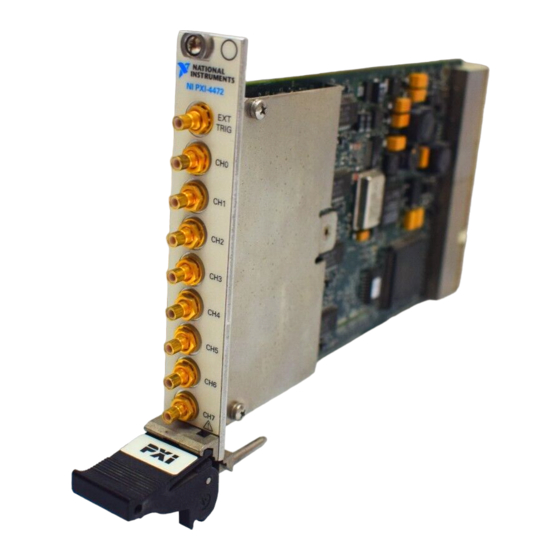 National Instruments NI 4472 User Manual