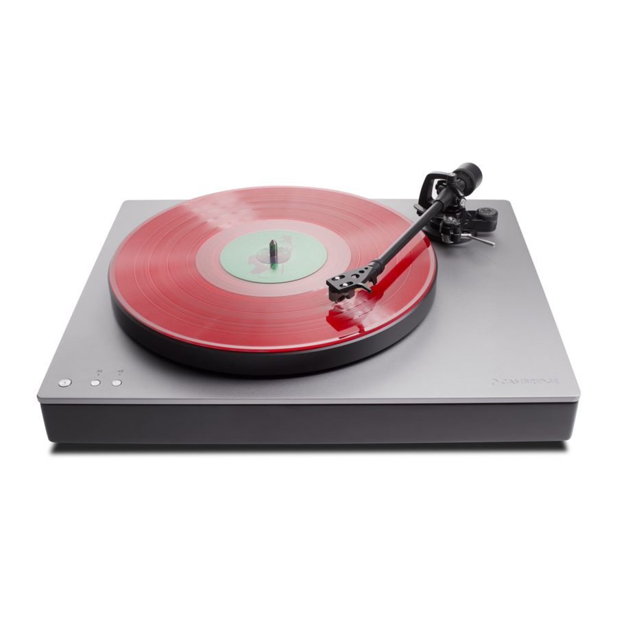 Cambridge Audio Alva TT V2 - Direct Drive Turntable with Bluetooth Manual