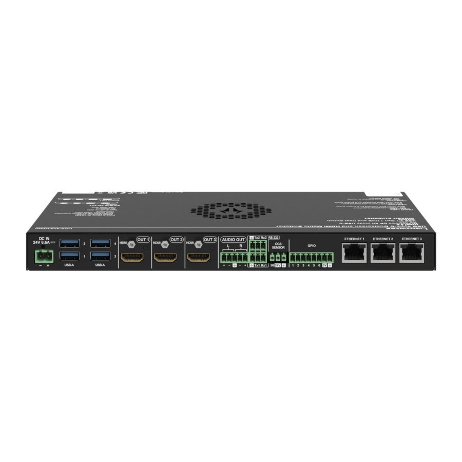 Lightware UCX Series Manual