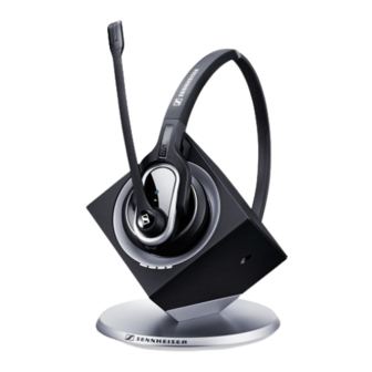 Sennheiser DW Pro 1 Manual Rapide