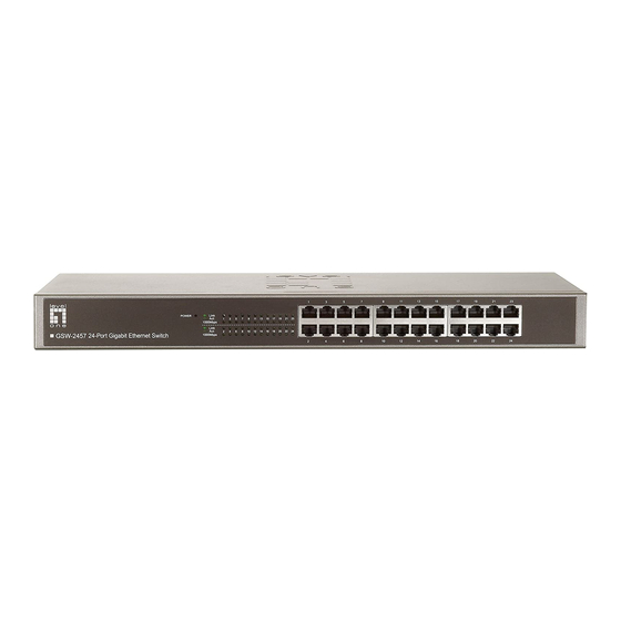 LevelOne GSW-1657 User Manual