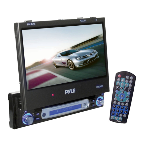 Pyle View PLTDN71 Car Stereo System Manuals