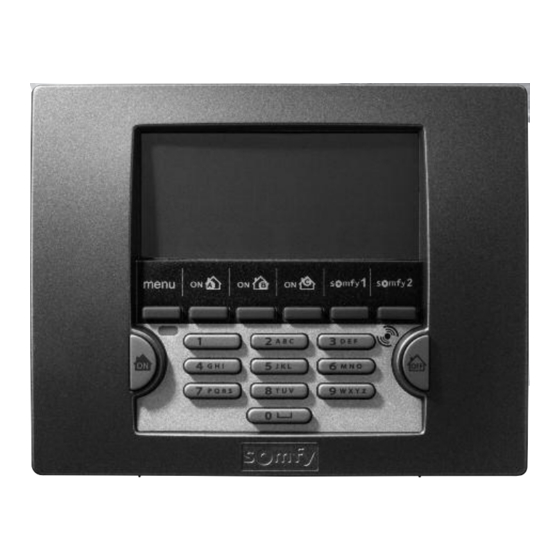 User Manuals: SOMFY Protexial Wireless Alarm System