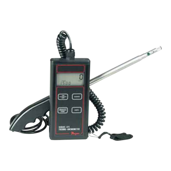 Dwyer Instruments 471-2 Installation And Operating Instructions