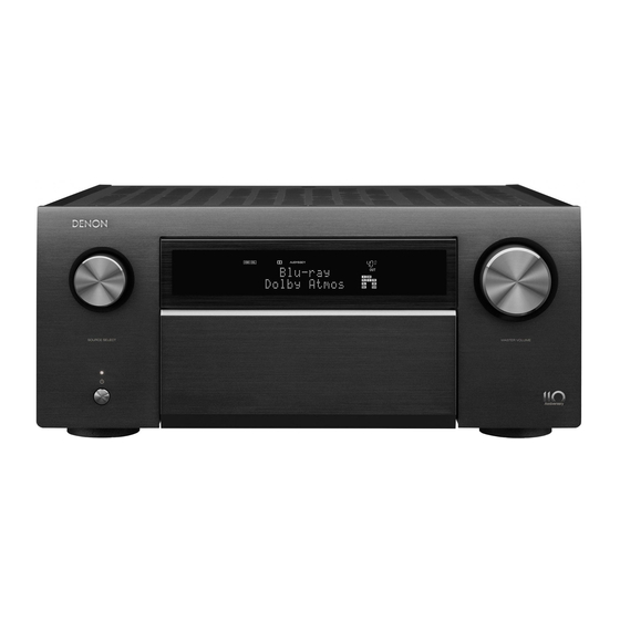 Denon AVR-A110 Quick Start Manual