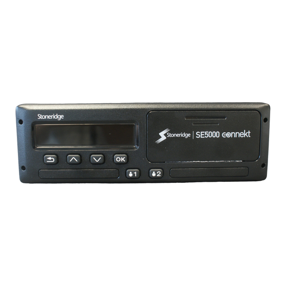 Stoneridge SE5000-8 RG Quick Start Manual