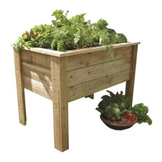 Zest 4 Leisure Deep Root Planter 1m Assembly Instructions