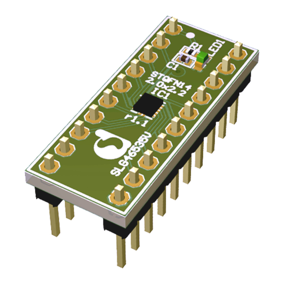 Renesas GreenPAK SLG46535V Quick Start Manual