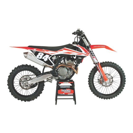 KTM 250 SX-F 2017 Owner's Manual