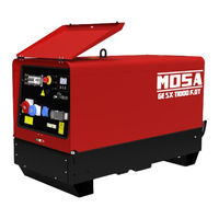 Mosa GE SX-11000 KDT Use And Maintenance Manual