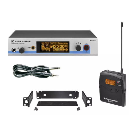Sennheiser EW 572 Datasheet