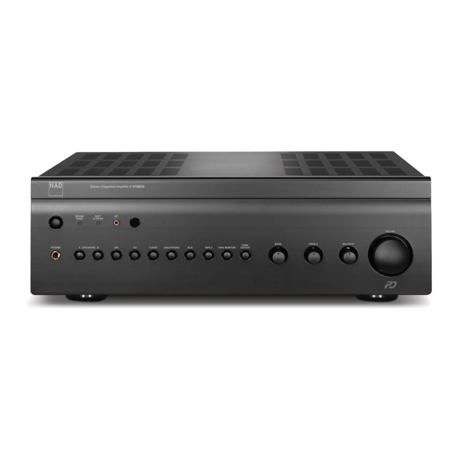 NAD C 375BEE Manual