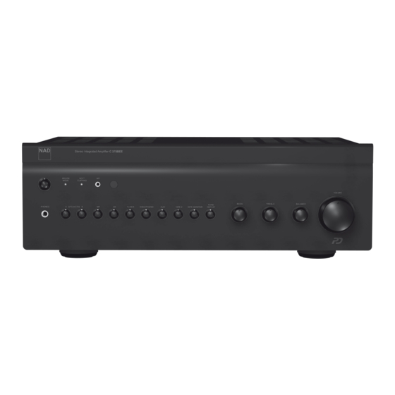 NAD C 375BEE Owner's Manual
