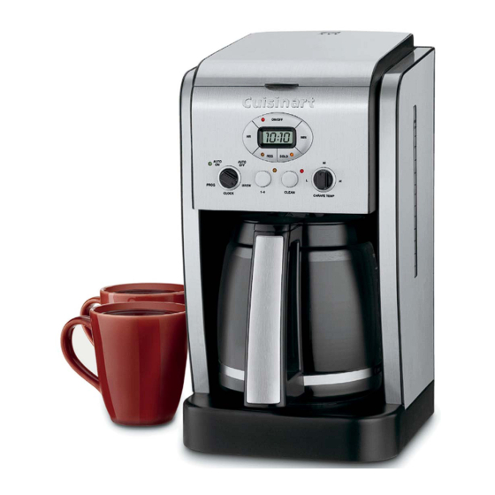 Cuisinart DCC-2600C Series Instruction Booklet