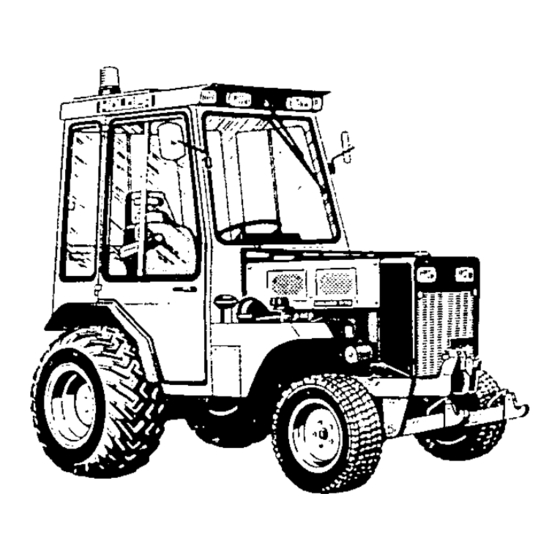 Holder Park 70 Operating Manual