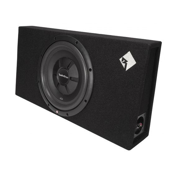 Rockford Fosgate Prime R2S-1 X12 Installation & Operation