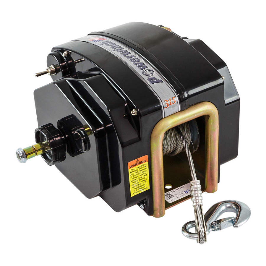 POWERWINCH 315 Owner's Manual